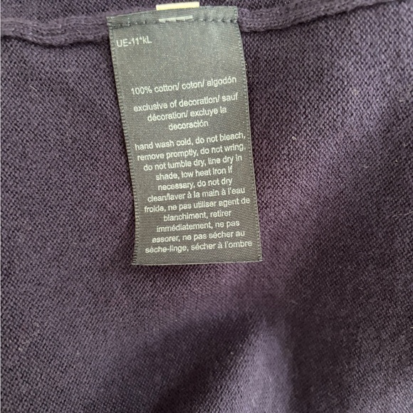 Tommy Hilfiger Dark Blue Knit with Gold Details - Picture 6 of 7